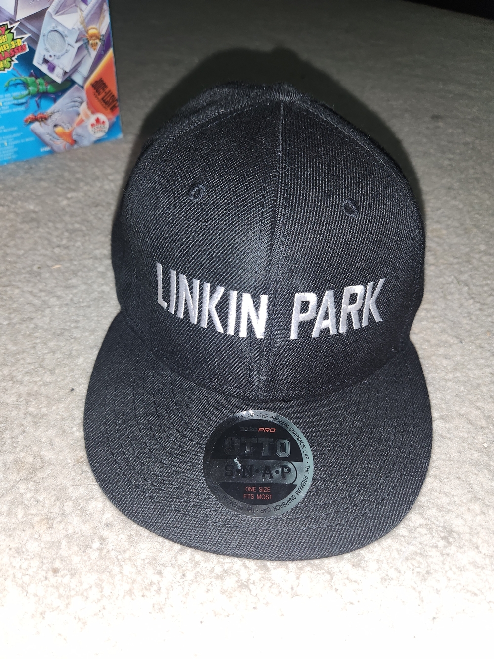 Linkin Park Black Snapback Hat with Embroidered Logo